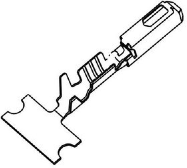 5-968221-1, Automotive Connectors MQS0,63 Sn rec CB unseal. 0,5-0,75