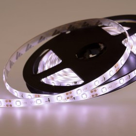 Светодиодная лента LED силикон 5м, 12В, 8 мм, IP65, SMD 2835, 60 LED/m, свет белый 141-355