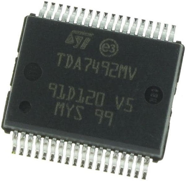TDA7492MV13TR, Усилитель звуковой мощности, 40 Вт, D, 1 канал, 10В до 26В, PowerSSO, 36 вывод(-ов) TDA7492MV13TR, Усилитель звуковой мощности, 40 Вт, D, 1 канал, 10В до 26В, PowerSSO, 36 вывод(-ов)