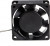 MA2062-HVL.GN, MA Series Axial Fan, 230 V ac, AC Operation, 30.6m³/h, 4.4W, 211mA Max, 60 x 60 x 25mm