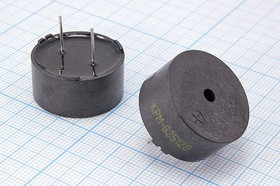 Звонок магнитоэлектрический 25x12мм, 12В, 120 Ом, частота 0.968кГц, диапазон -40~+85C; зм 25x12\12\1