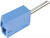 215-711, Blue Male Banana Plug, 4 mm Connector, Cage Clamp Termination, 20A, 42V, Nickel Plating