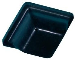 32427, Резиновая прокладка / ножка, Клейкий, 5.7 мм, Квадратная, Черный