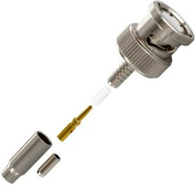 000-68175-1005, RF/COAXIAL, BNC PLUG, STRAIGHT, 50 OHM, CRIMP 000-68175-1005, RF/COAXIAL, BNC PLUG, STRAIGHT, 50 OHM, CRIMP