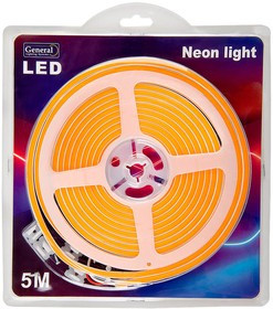 General Лента Светодиодная Гибкий Неон 5 метров 9,6Вт 12В SMD2835 6мм 600 диодов IP67 Оранжевый 510511 GLS-2835-120-9. 6-12-NL-IP67-O General Лента Светодиодная Гибкий Неон 5 метров 9,6Вт 12В SMD2835 6мм 600 диодов IP67 Оранжевый 510511 GLS-2835-120-9. 6-12-NL-IP67-O