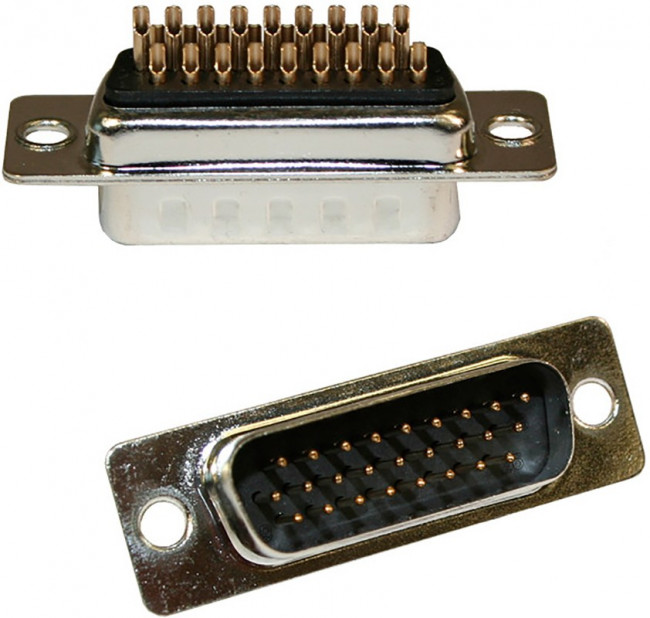 180-015-203L001, D-Sub High Density Connectors 15P FEMALE SOLDER CUP