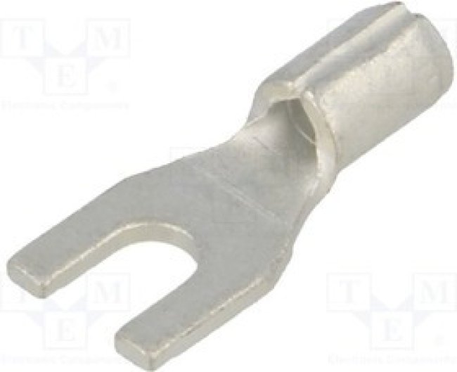 ST-0903/2, Наконечник: вилка, M2,5, 0,5-1мм2, обжим, на провод, луженые