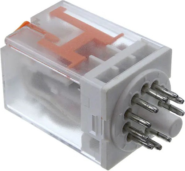 RCI002A24V, POWER RELAY, DPDT, 24VAC, 10A, SOCKET