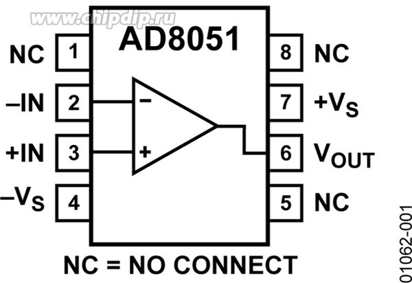 AD8051ARZ-REEL7, High Speed Operational Amplifiers SOIC Single 200MHz L/C Rail-to-Rail Amp