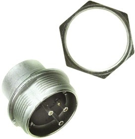 T3262-009, Amphenol, C 091 A 3 Pole M16 Din Plug, 5A, 300 V ac, Male, Panel Mount
