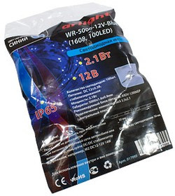 017995 WR-5000-12V-BLUE, светодиодная нить, 12V(1608, 100 LED) (5м) 017995 WR-5000-12V-BLUE, светодиодная нить, 12V(1608, 100 LED) (5м)