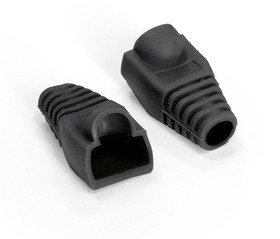 Колпачок ExeGate BC45-100-BK изолирующий для коннектора RJ-45, черный (100шт)
