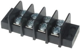38760-0104, TERMINAL BLOCK, BARRIER, 4POS, 14AWG