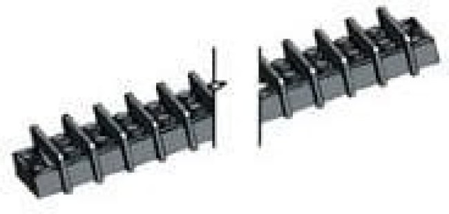 1-1546670-6, Barrier Terminal Blocks .437 DOUBLE ROW 16P w/ binding screws