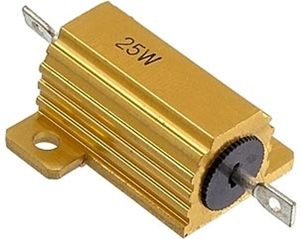 RX24 25W 5% 27R, Мощный постоянный резистор , алюминиевый корпус