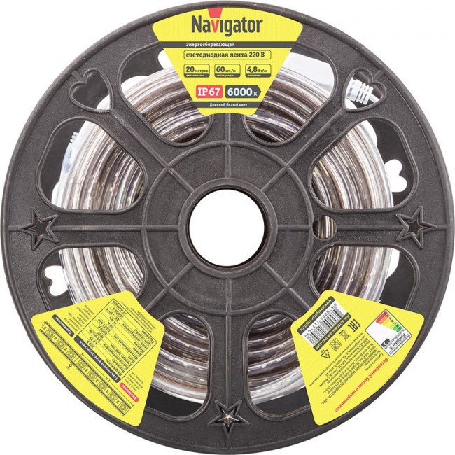 СД Лента Navigator 14 511 NLS-3528СW60- 4.8-IP67-220V СД Лента Navigator 14 511 NLS-3528СW60- 4.8-IP67-220V