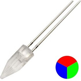 RGBYW0 (7 color ), Светодиод (7 цветов) d=5мм