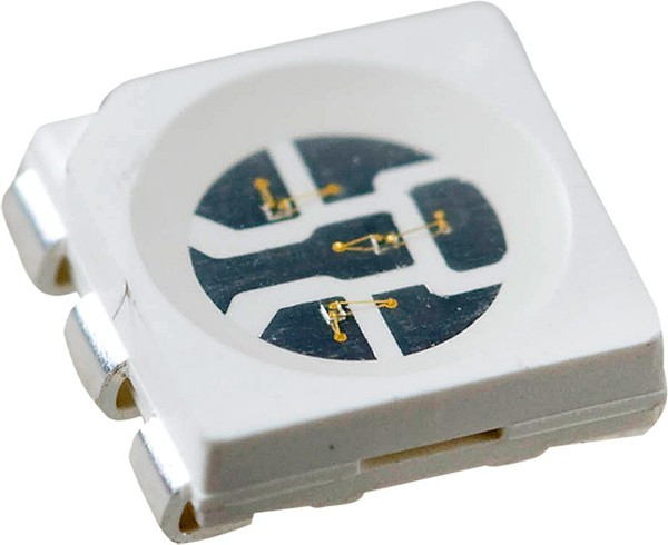 FM-T5050BK-470D, ЧИП светодиод 5050 PLCC голубой 110гр. 470нм