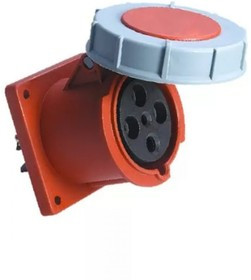 Стационарная внутренняя розетка PROxima 3442, 3Р+РЕ, 125А, 380В, IP67 ps-3442-125-380