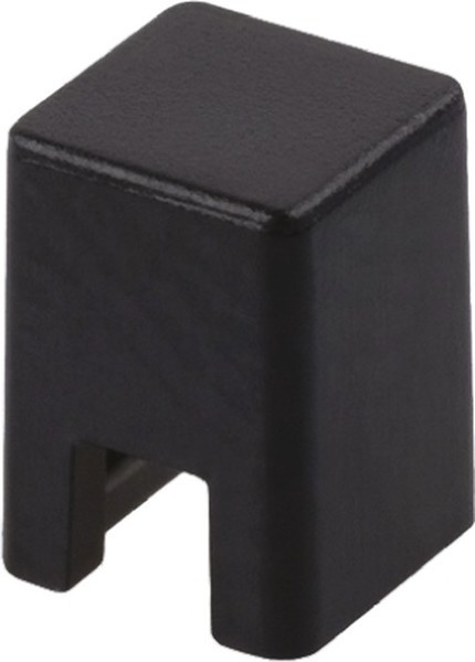 B32-1010, Клавиша, квадратная, черный, 4x4мм, B3F-1, B3F-3, B3FS