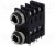ACJS-MHD, Phone Connectors 1/4" PHONE SKT STR HPCB PIGYBAC MET NUT