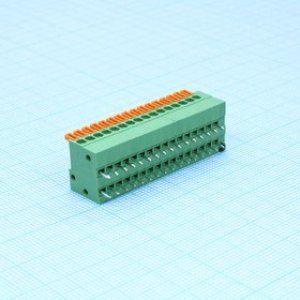 DG141R-2.54- 16P-14-00A(H), Нажимной безвинтовой клеммный блок на 16 контактов. Зажим типа торцевой контакт. Серия DG141R-2.54 DG141R-2.54- 16P-14-00A(H), Нажимной безвинтовой клеммный блок на 16 контактов. Зажим типа торцевой контакт. Серия DG141R-2.54