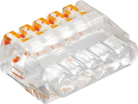 OBO Bettermann Клемма универсальная c зажимом 5x2,5 мм2, (222-415) OBO Bettermann Клемма универсальная c зажимом 5x2,5 мм2, (222-415)