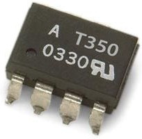 ACPL-T350-500E, 500ns 15V~30V 15kV/us DC SOP82.54mm Optocouplers Logic Output ROHS