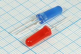 Светодиод 5 x15, красный, 5000 мкд, угол 120, цвет линзы: красный матовый, DFL-5AR4MW, свеча Светодиод 5 x15, красный, 5000 мкд, угол 120, цвет линзы: красный матовый, DFL-5AR4MW, свеча