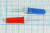 Светодиод 5 x15, красный, 5000 мкд, угол 120, цвет линзы: красный матовый, DFL-5AR4MW, свеча