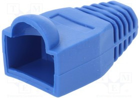 LOG-MP0066, Корпус вилки RJ45, 6,5мм, Цвет: синий