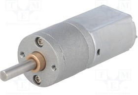 POLOLU-3460, Двигатель: DC, с редуктором, POLOLU 20D, 6ВDC, 3,2А, Ось: D профиль