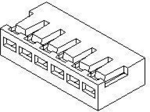 35023-0006, Headers &amp; Wire Housings 2.0 MM R/A B-IN CONN MM R/A B-IN CONN HSG