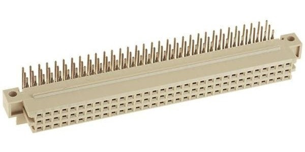 09732646801, Conn DIN 41612 F 64 POS 2.54mm Solder RA Thru-Hole