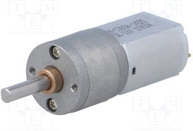 POLOLU-3478, Двигатель: DC, с редуктором, 12ВDC, 1,6А, Ось: D профиль, 100: 1