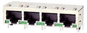 5-6610000-1, Modular Connectors / Ethernet Connectors RJ45 Connector