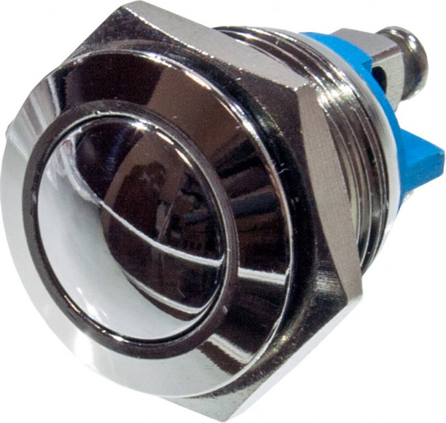 L-KLS7-PBS-M16-01D, кнопка металл.OFF-(ON) 36В 2А D=18мм винт. клем. IP65 / KLS7-PBS-M16-01D