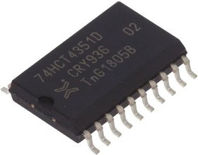 74HCT4351D,112, Мультиплексор/ Демультиплексор 8Х1 20-SO