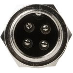FC684204, Круглый разъем, Серия Cliffcon Miniature ZC, Гнездо с Монтажом в Панель, 4 контакт(-ов)