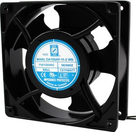 OA109AP-11-2WB, AXIAL FAN, 71CFM, 35DB, 115V, 120X38.5MM