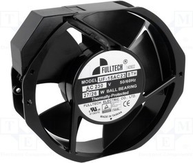 UF15AC23BTH, Вентилятор осевой, 230В AC, 172x150x38мм, 300м3/ч, 54дБА