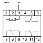 F&F реле промежуточное PK-3P/Un220V EA06.001.023