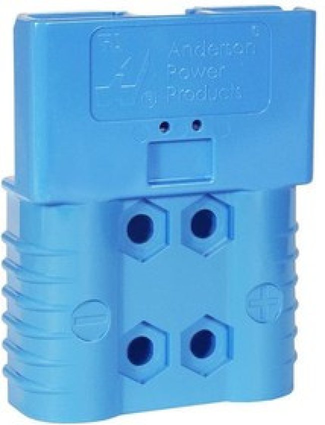 6381G1, Heavy Duty Power Connectors SBX175 HOUSING ONLY BLUE