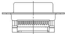 173109-0280, D-Sub Standard Connectors FCT DSUB IDC RCPT 15 PN W/CLINCH