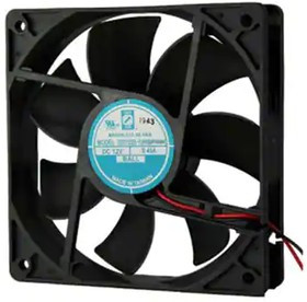 OD1225-48HBIP69K, DC Fans DC Fan, 120x120x25mm, 48VDC, 120CFM, 0.09A, 42dBA, 3100RPM, Ball, Wire, IP69K