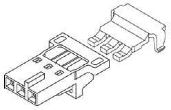 73838-0002, Headers &amp; Wire Housings 2P TPA PIECE USE W/ 50-57-9702