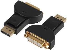 PSG91406, Переходник разъема, DisplayPort, 1 вывод(-ов), Штекер, DVI, 1 вывод(-ов), Гнездо