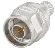 53S101-115N5, 50 Straight Cable Mount, N Connector, Plug, Flexible