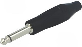 TM2PBMJ, Вилка, Jack 6,3мм, "папа", mono, Кол-во полюс: 2, прямой, на провод TM2PBMJ, Вилка, Jack 6,3мм, "папа", mono, Кол-во полюс: 2, прямой, на провод