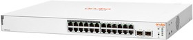 JL813A HPE Коммутатор Aruba Instant On 1830 24G Web-managed 12p Class4 PoE 195W 2SFP Switch JL813A HPE Коммутатор Aruba Instant On 1830 24G Web-managed 12p Class4 PoE 195W 2SFP Switch